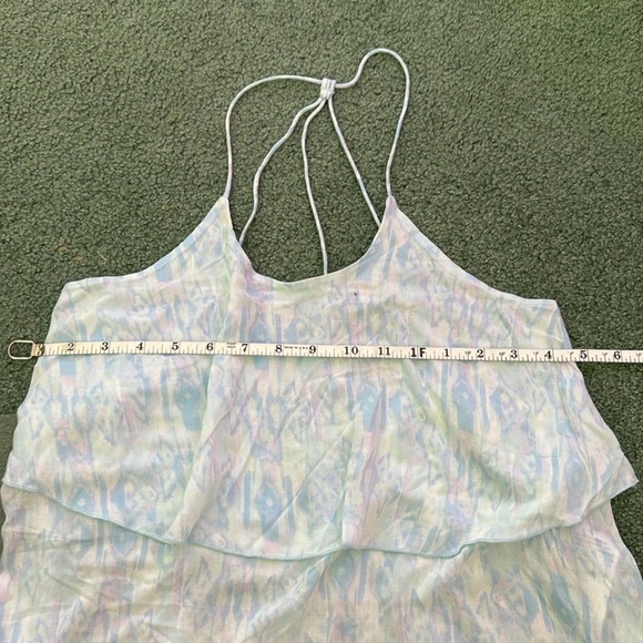 Hollister Light Blue Ruffle Halter Peplum Tank NWOT - Picture 5 of 5